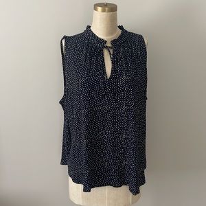 LOFT | TIE NECK TANK | SIZE XL